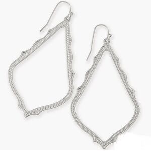Kendra Scott EUC Sophee silver statement earrings